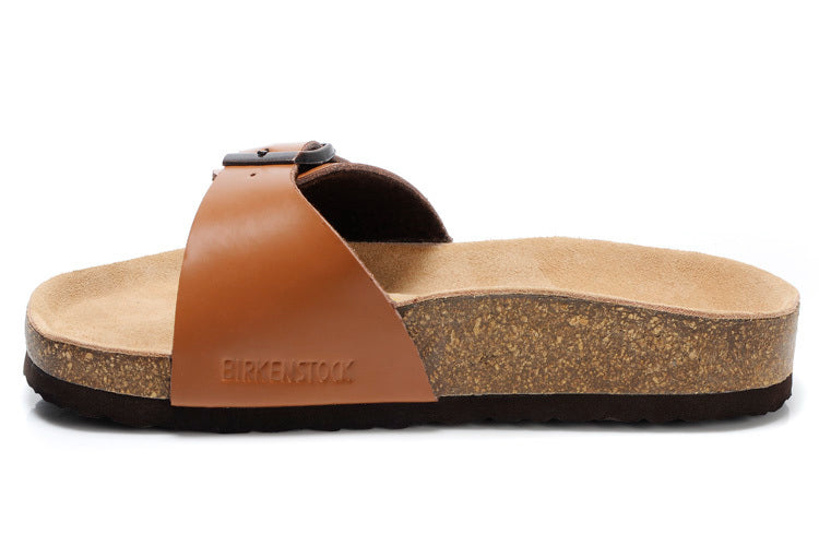 Birk Madrid Slide Sandal Cognac