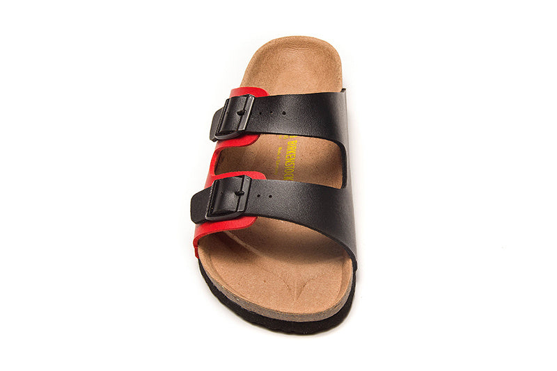 Birk Arizona Red & Black Two-Tone Birko-Flor