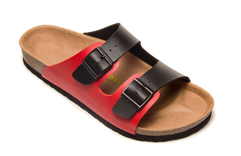 Birk Arizona Red & Black Two-Tone Birko-Flor