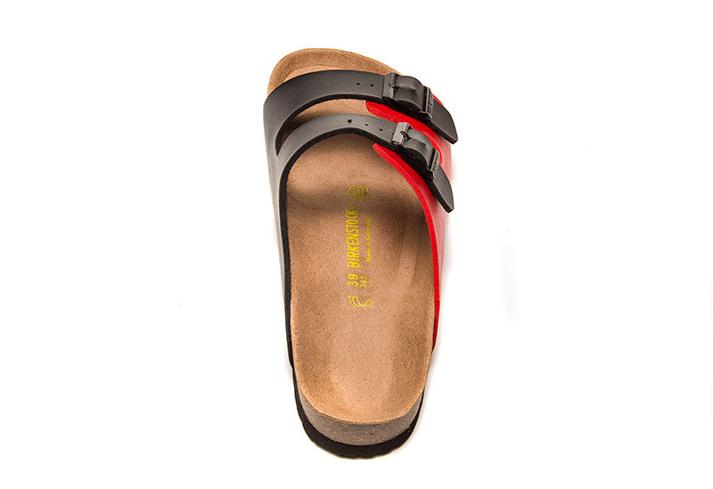 Birk Arizona Red & Black Two-Tone Birko-Flor