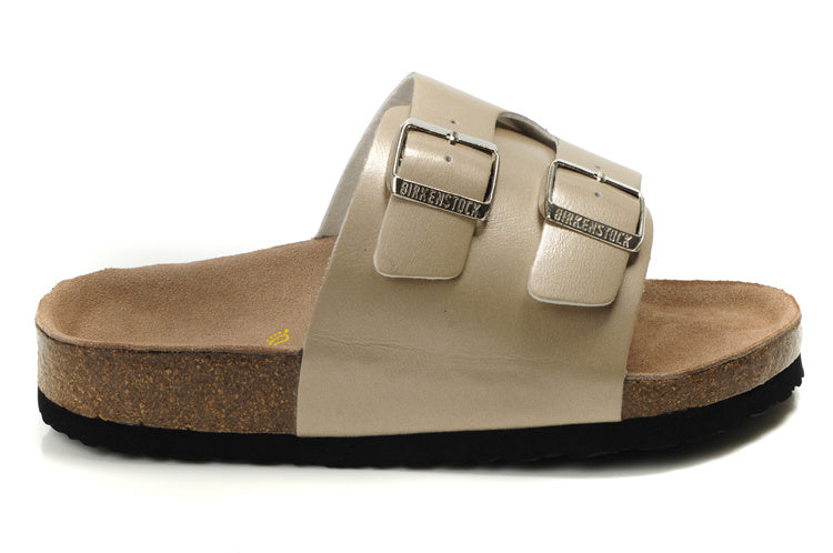 Birk Arizona Slide Sandal Beige