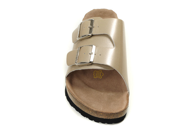 Birk Arizona Slide Sandal Beige
