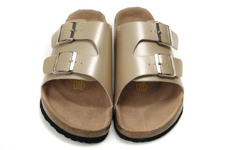 Birk Arizona Slide Sandal Beige