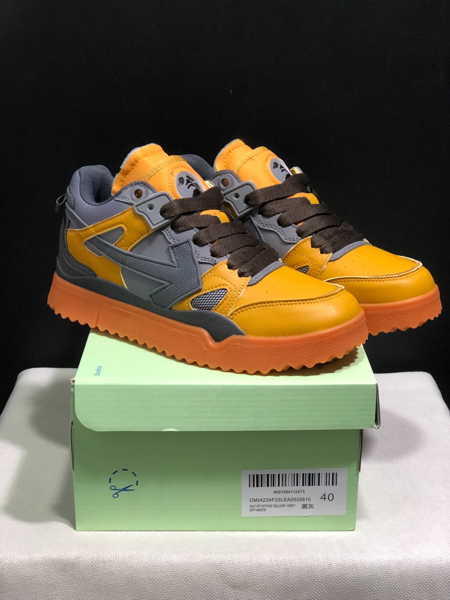 OFF-WHITE Gray Orange