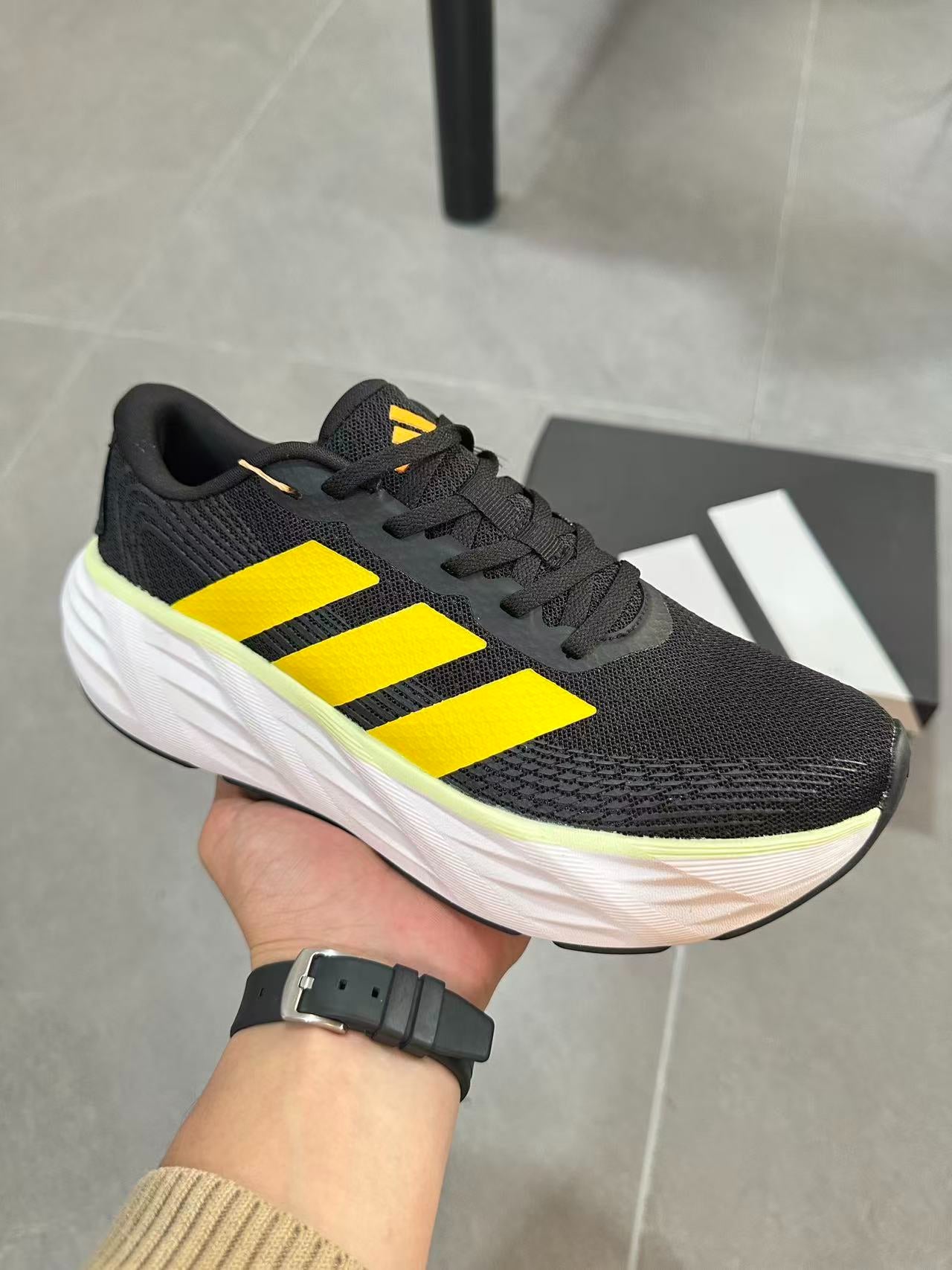 Adidas Adistar 3 Running Shoes Black | Yellow