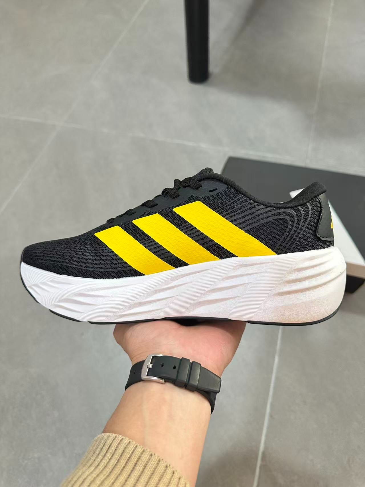 Adidas Adistar 3 Running Shoes Black | Yellow