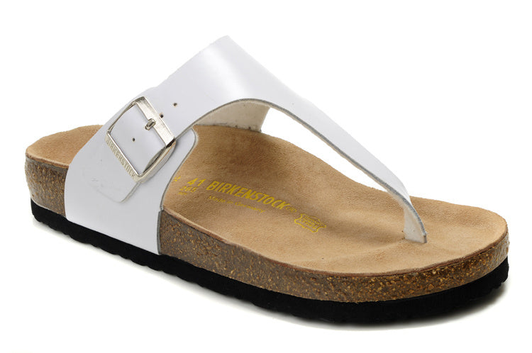 Birk Gizeh Thong Sandal White