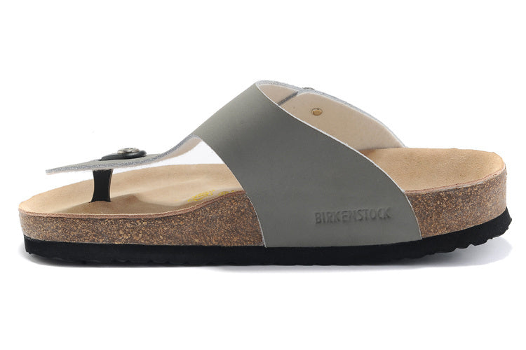 Birk Gizeh Grey Birko-Flor Sandals