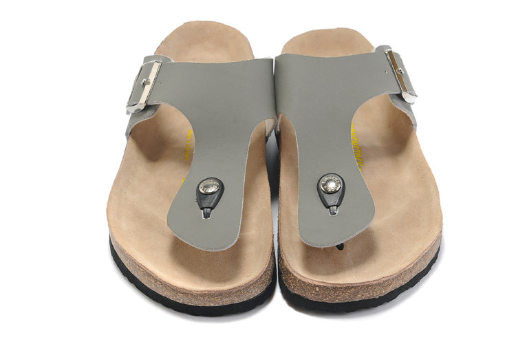 Birk Gizeh Grey Birko-Flor Sandals