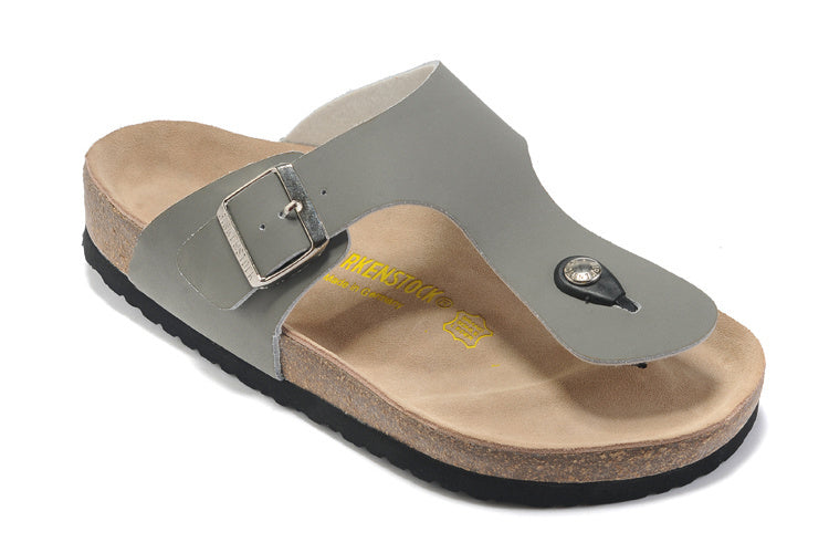 Birk Gizeh Grey Birko-Flor Sandals