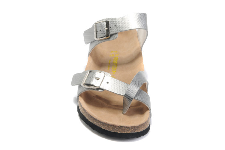 Birk Mayari Sandal Light Gray Textured