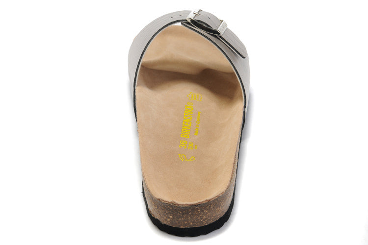Birk Madrid Slide Sandal Silver Metallic
