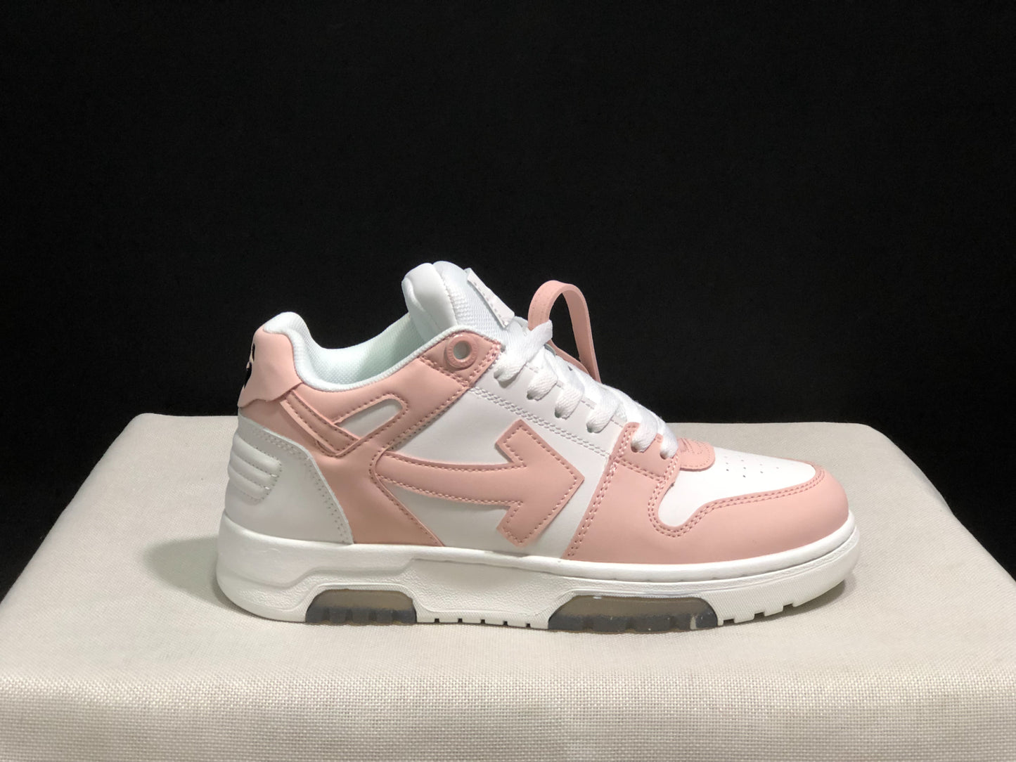 Off-White Out Of Office Calf Leather White Pink