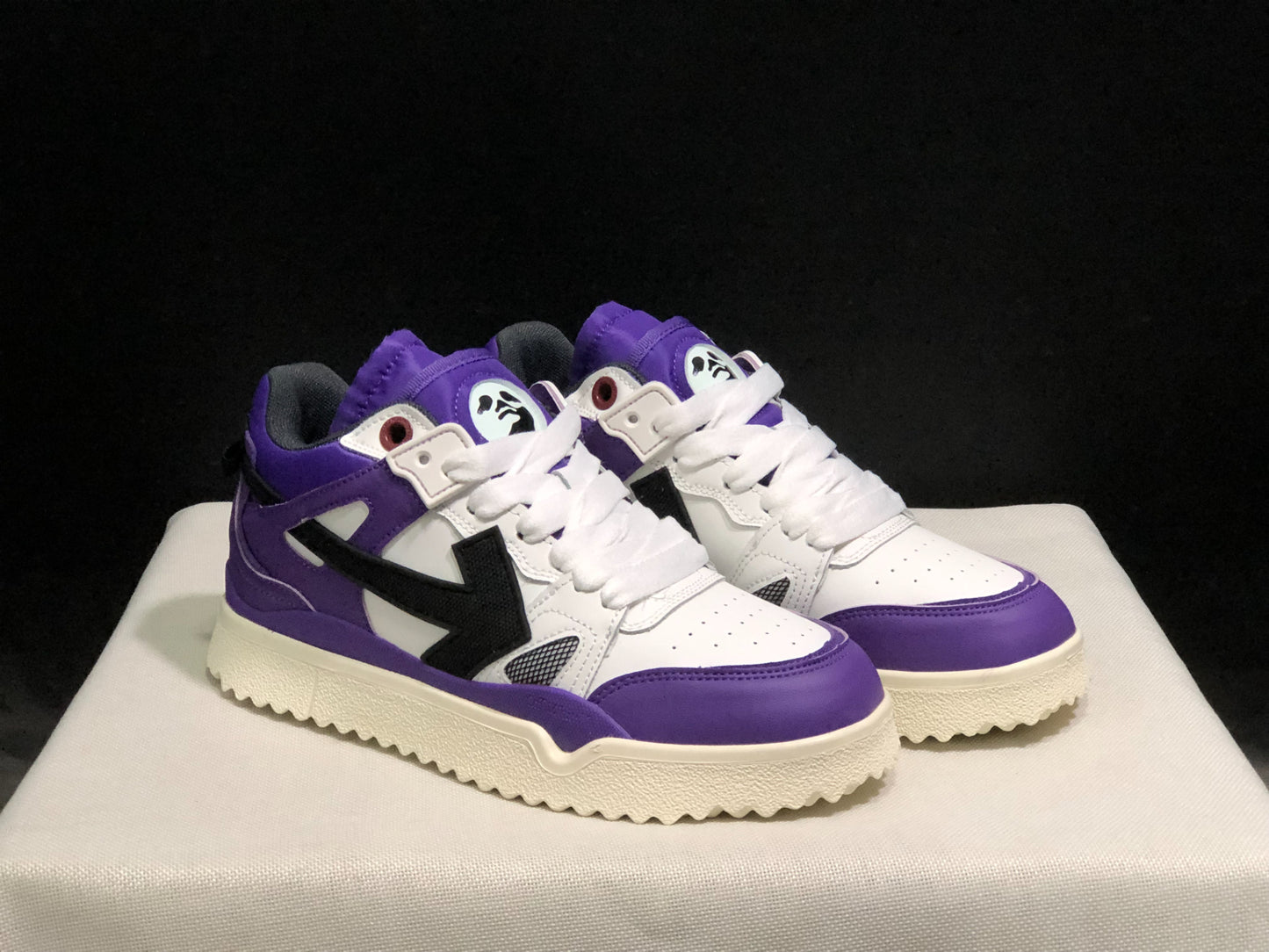 Off-White Out Of Office purple black