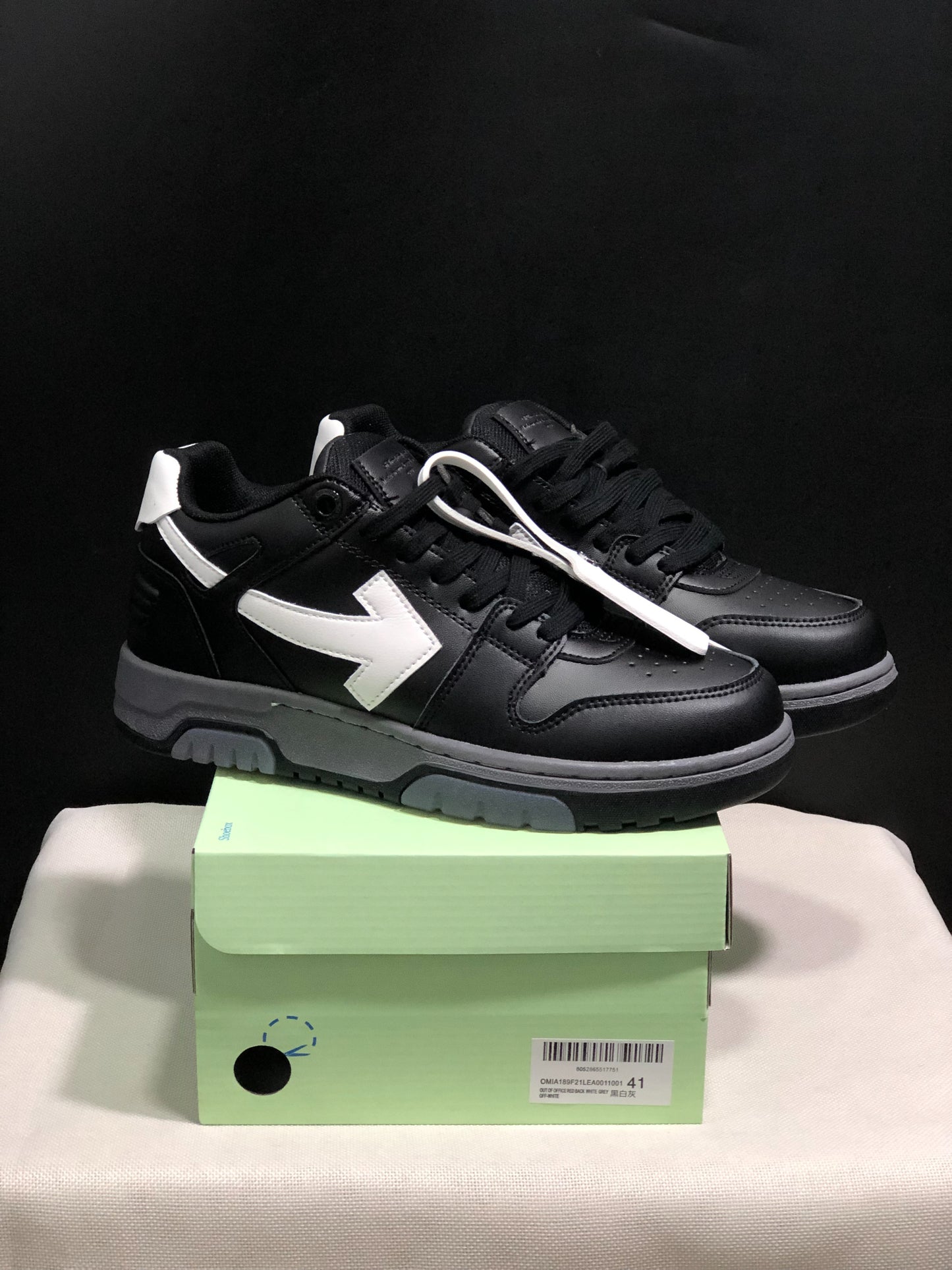 OFF-WHITE Out Of Office  Black Gray White