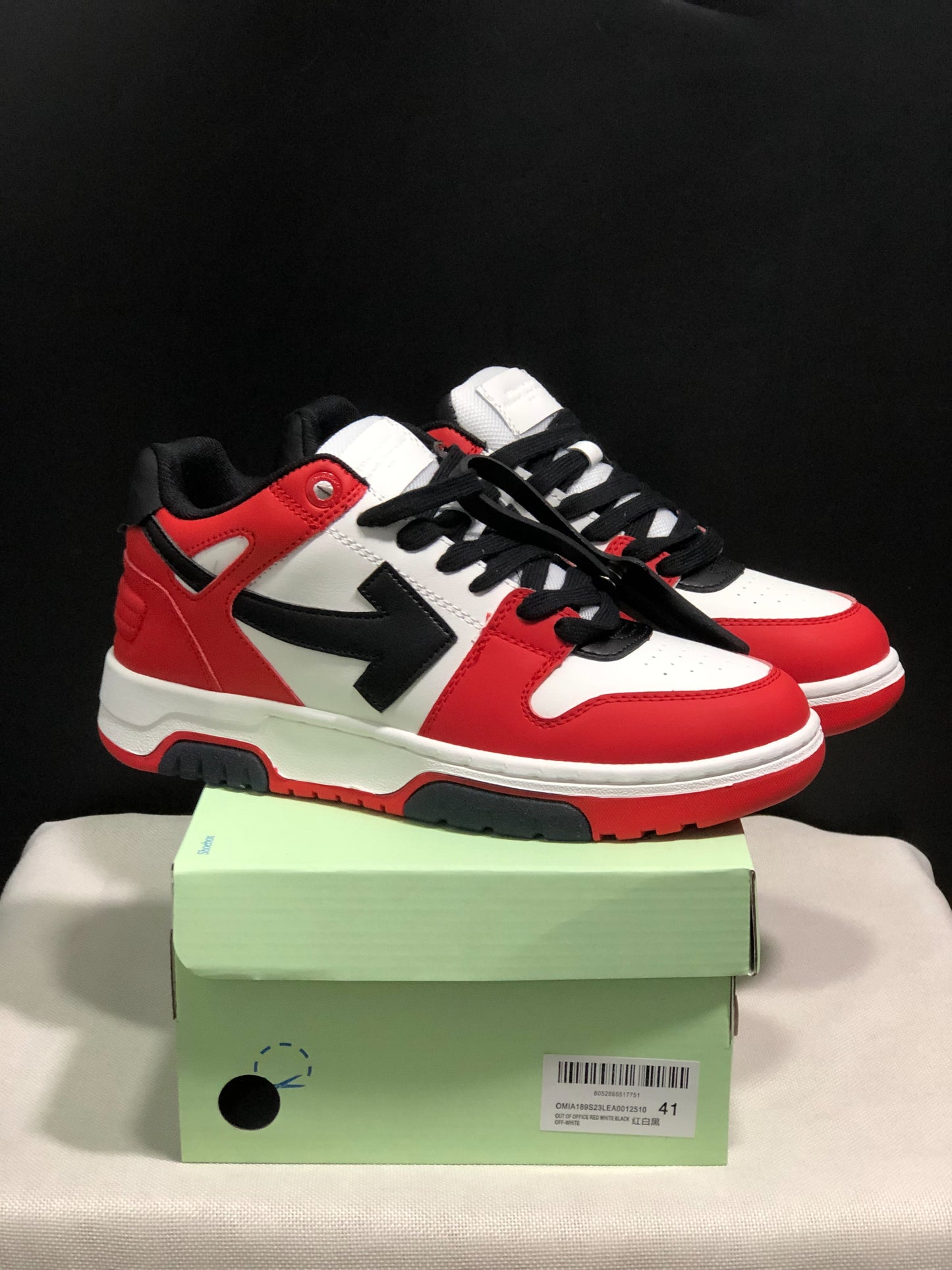 Off-White Out Of Office  Red & Black