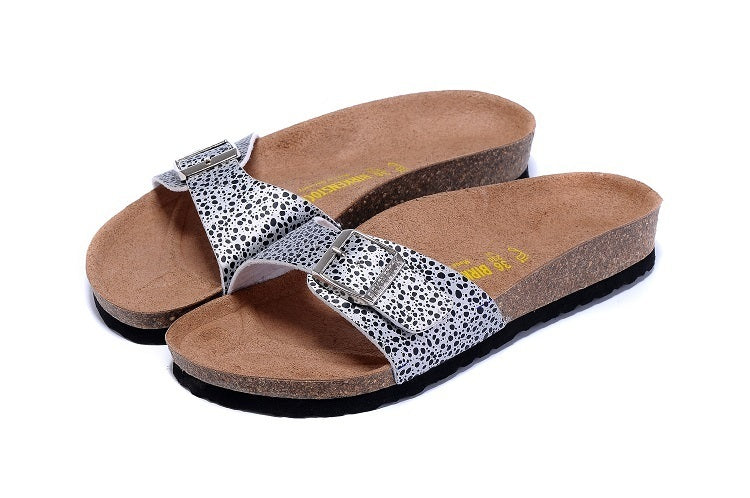Birk Madrid Slide Sandal Dalmatian Print