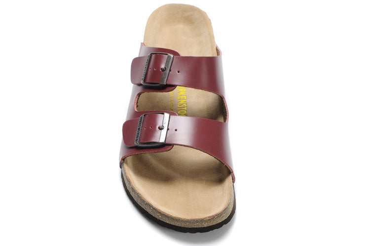 Birk Arizona (Burgundy / Maroon Birko-Flor / Synthetic Leather)