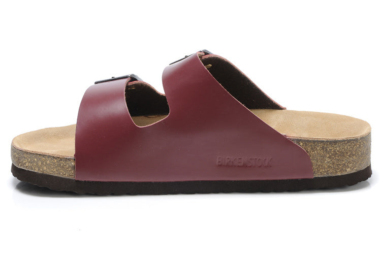 Birk Arizona (Burgundy / Maroon Birko-Flor / Synthetic Leather)