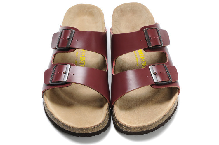 Birk Arizona (Burgundy / Maroon Birko-Flor / Synthetic Leather)