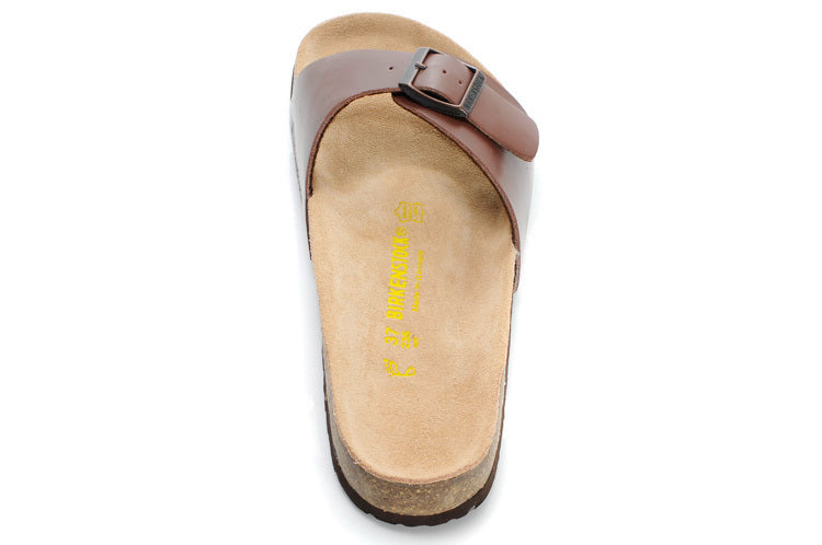 Birk Madrid Slide Sandal Dark Brown / Habana