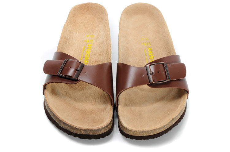 Birk Madrid Slide Sandal Dark Brown / Habana