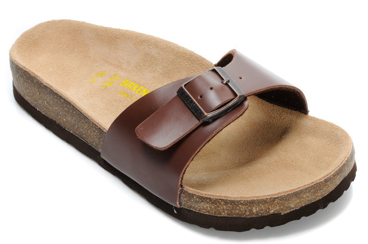 Birk Madrid Slide Sandal Dark Brown / Habana