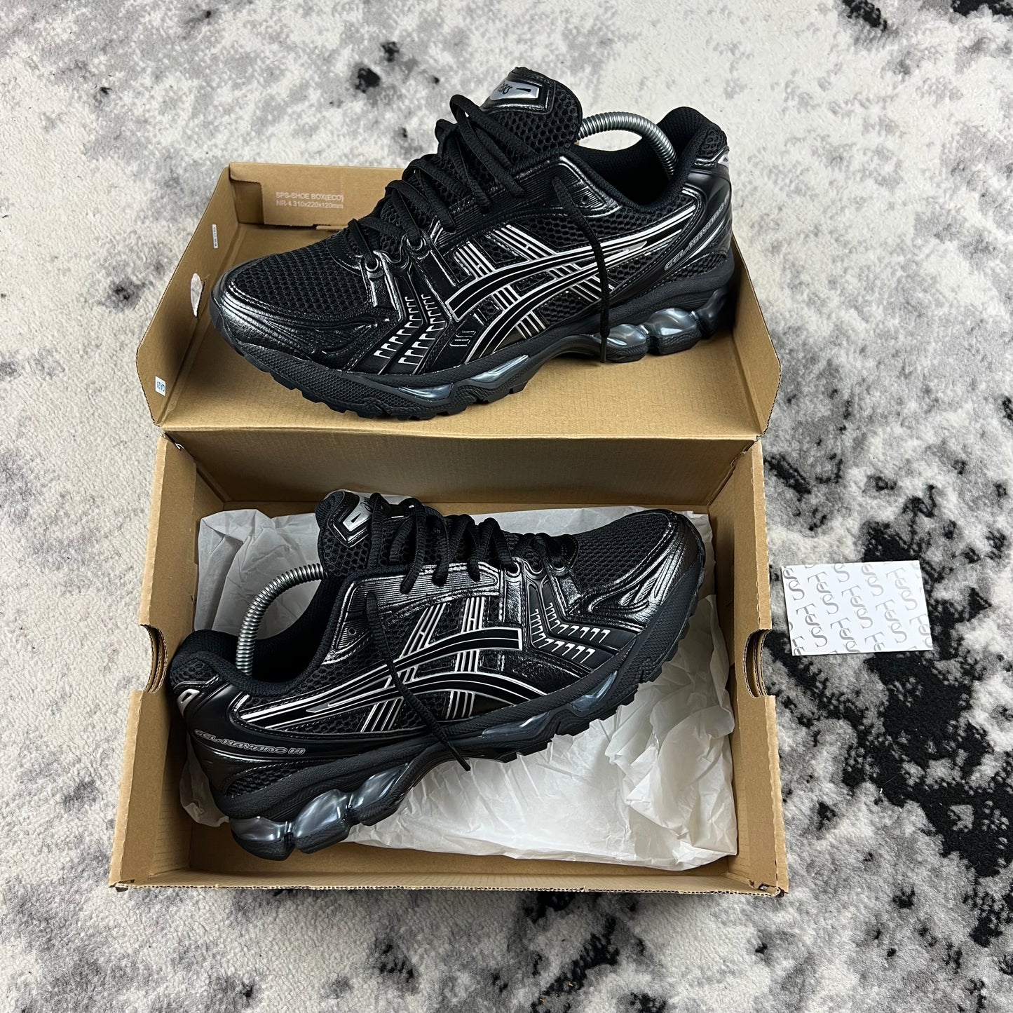 ASICS KAYANO 14 - BLACK PURE SILVER