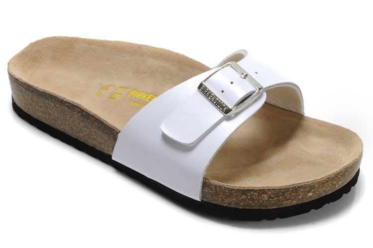 Birk Madrid Slide Sandal White