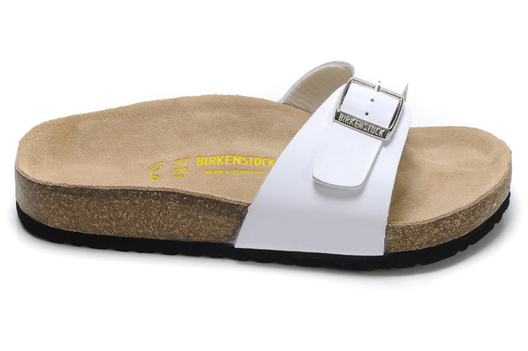 Birk Madrid Slide Sandal White