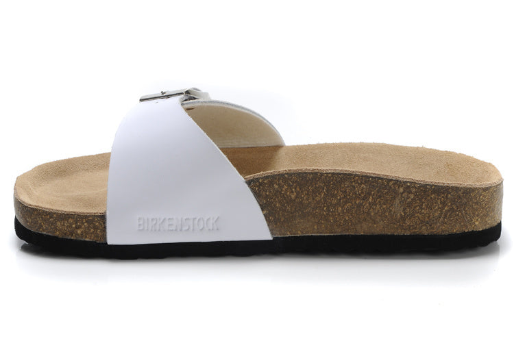 Birk Madrid Slide Sandal White