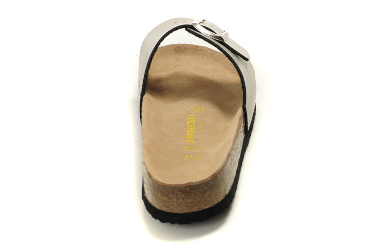 Birk Madrid Slide Sandal Light Gray