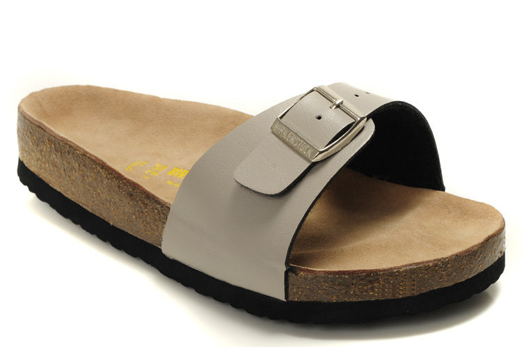 Birk Madrid Slide Sandal Light Gray