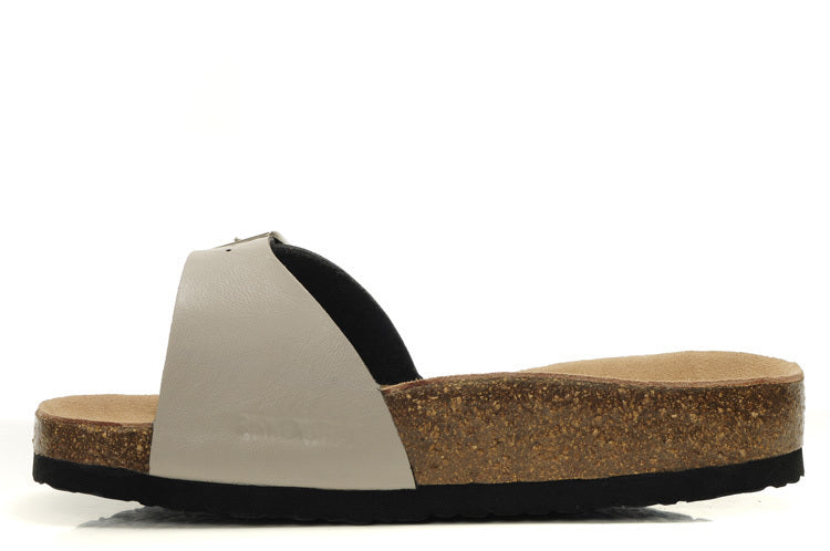 Birk Madrid Slide Sandal Light Gray