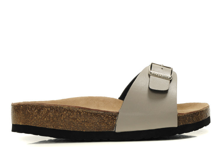 Birk Madrid Slide Sandal Light Gray