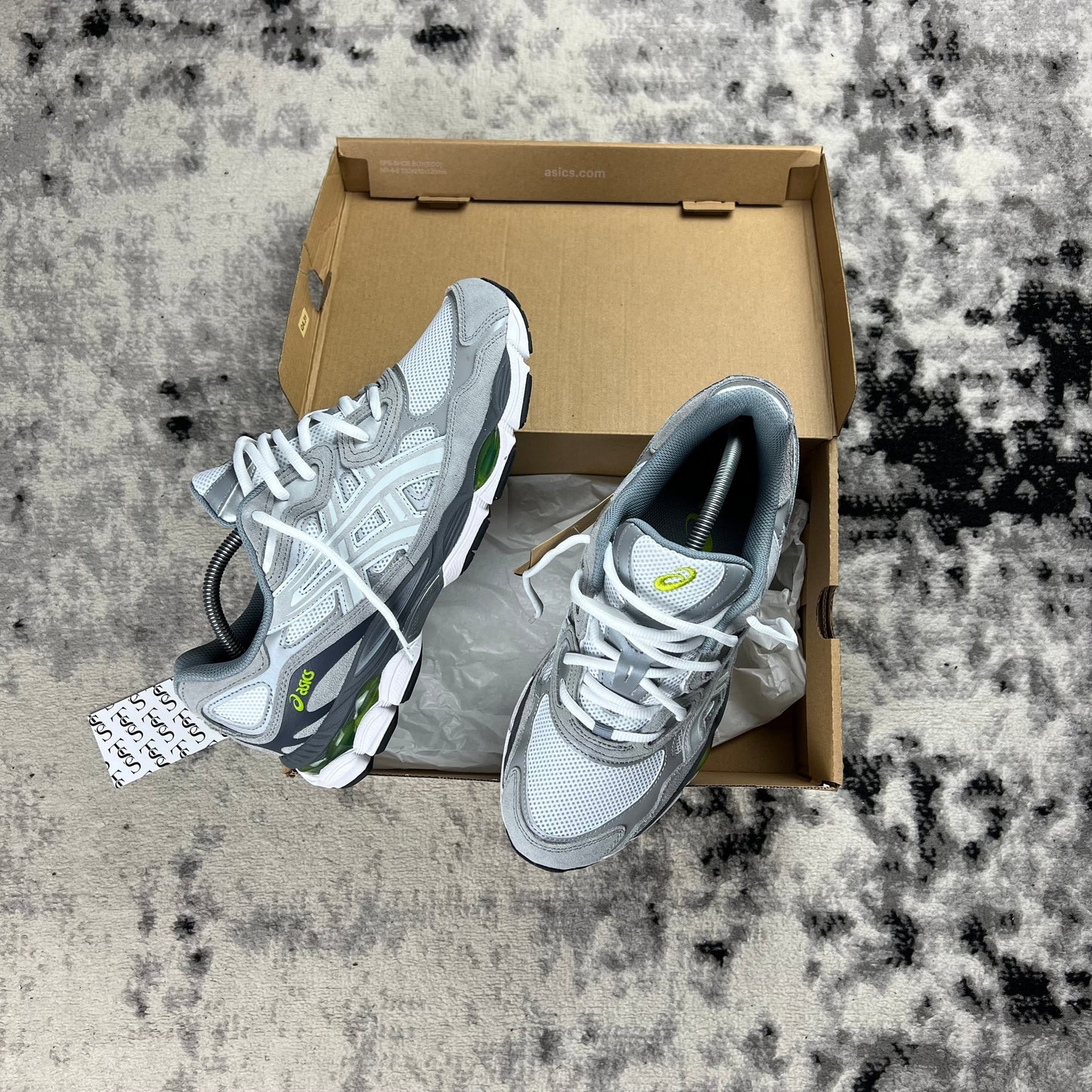 ASICS GEL NYC - WHITE GLACIER GREY