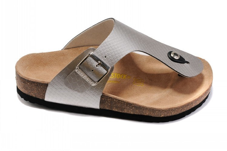 Birk Gizeh Birko-Flor® Magic Snake Silver (Metallic Crocodile Embossed)