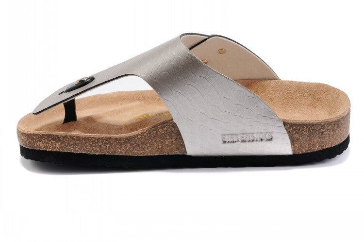 Birk Gizeh Birko-Flor® Magic Snake Silver (Metallic Crocodile Embossed)