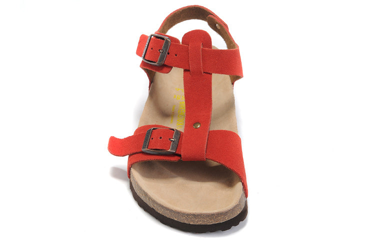 Birk Lindan Sandal Red Suede