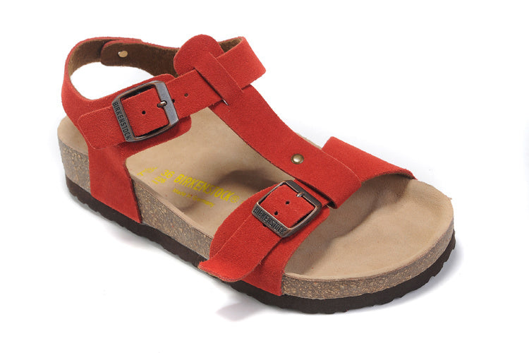 Birk Lindan Sandal Red Suede