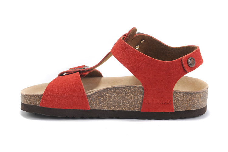 Birk Lindan Sandal Red Suede