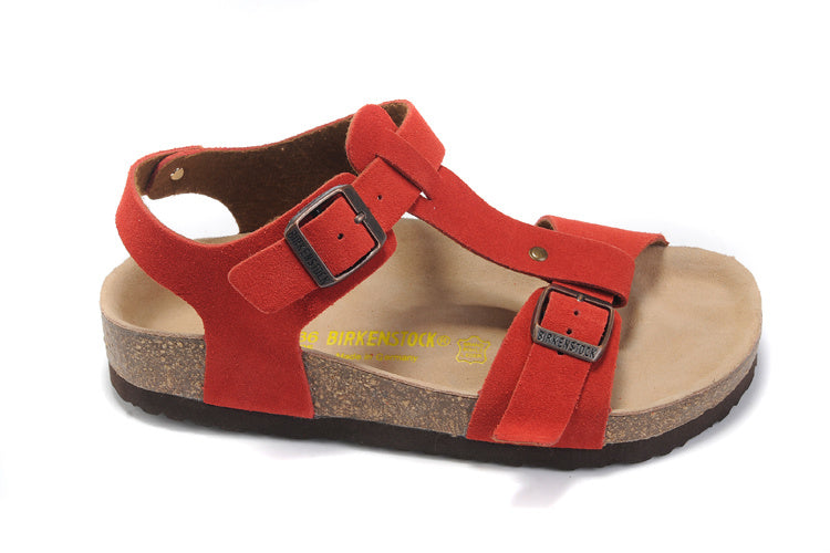 Birk Lindan Sandal Red Suede