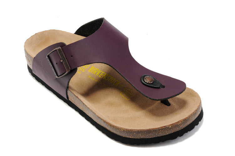 Birk Gizeh Purple Birko-Flor Sandals