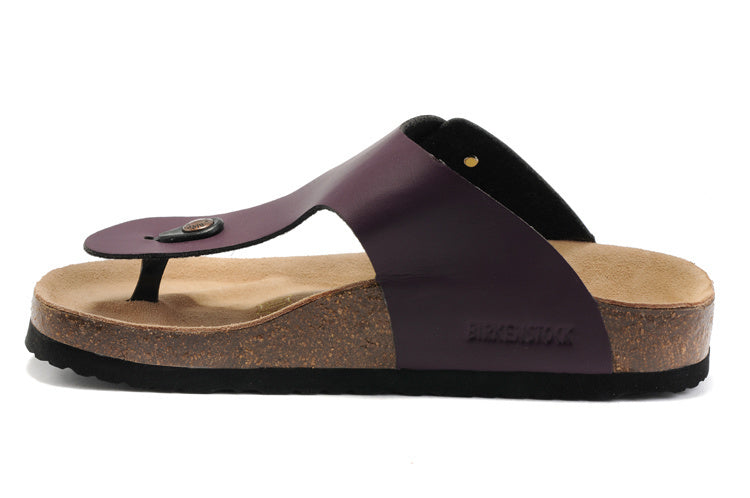 Birk Gizeh Purple Birko-Flor Sandals