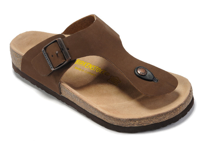 Birk Gizeh Mocha Brown Birko-Flor / Nubuck Sandals