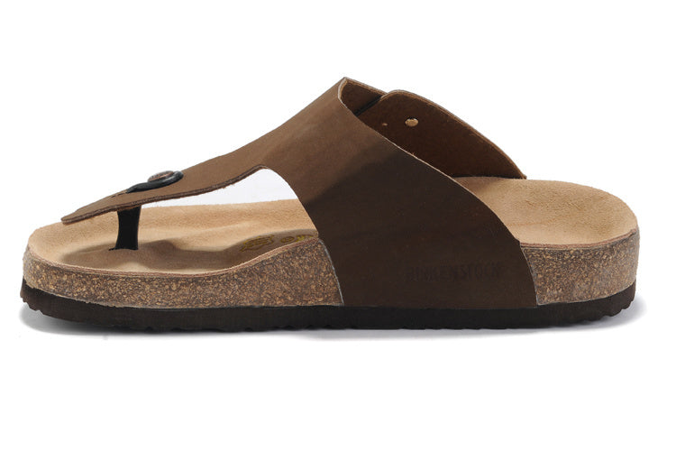 Birk Gizeh Mocha Brown Birko-Flor / Nubuck Sandals