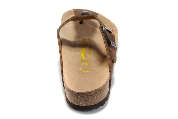 Birk Gizeh Mocha Brown Birko-Flor / Nubuck Sandals