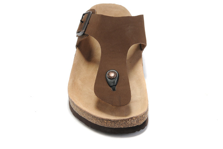 Birk Gizeh Mocha Brown Birko-Flor / Nubuck Sandals