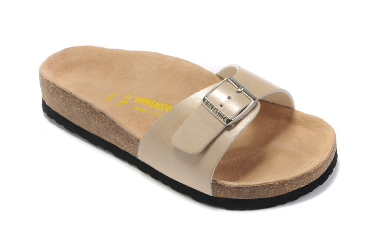 Birk Madrid Slide Sandal Light Gold