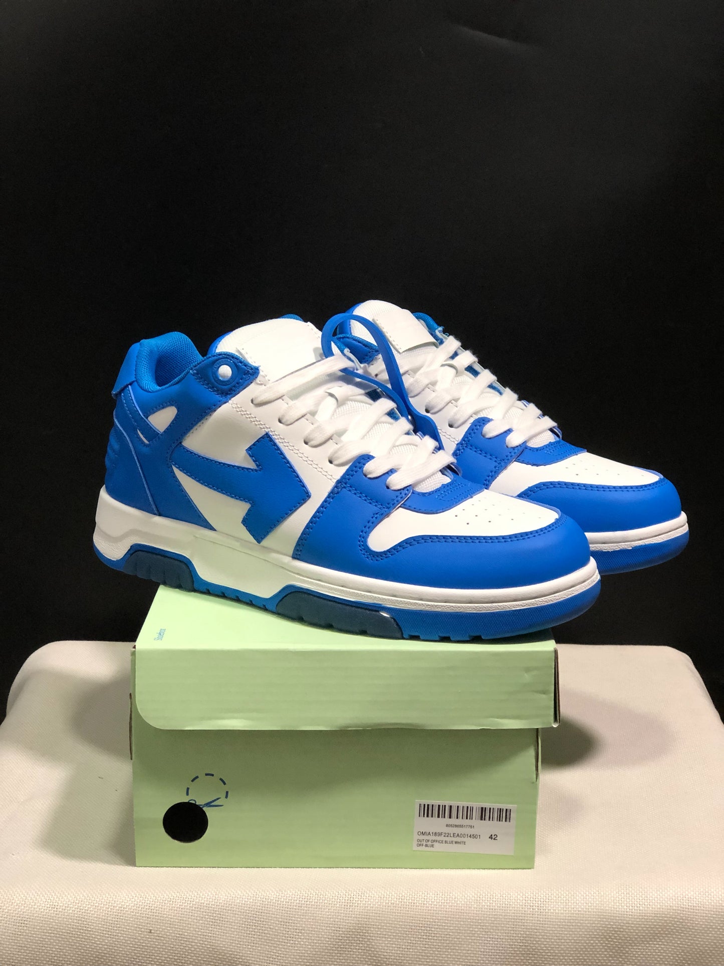 OFF-WHITE out the office Navy Blue